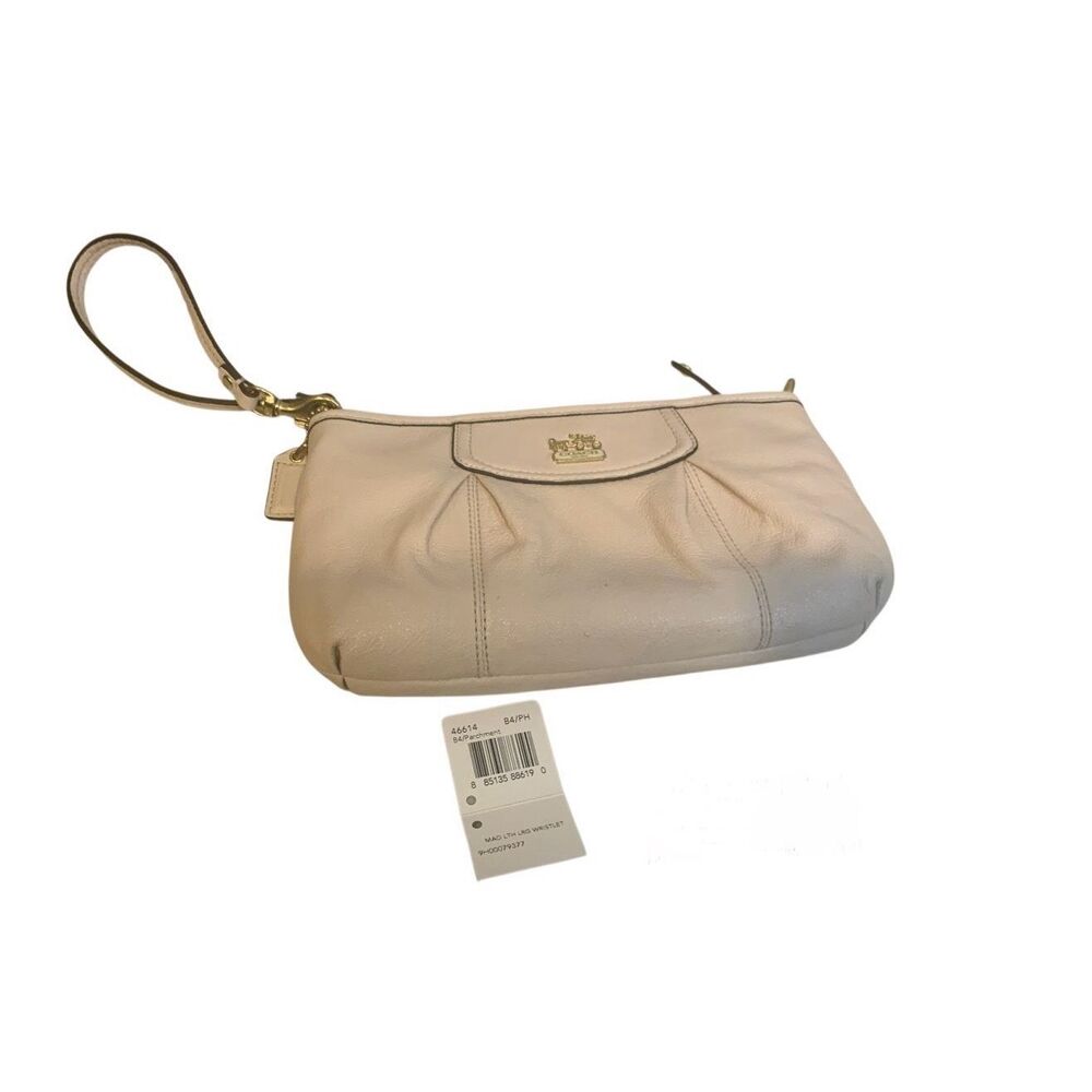 COACH Madison Leather Large Wristlet 46614 New - Picture 5 of 9